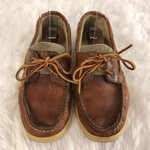 Sperry Top-Sider womens leather boat shoes. Size 7M
